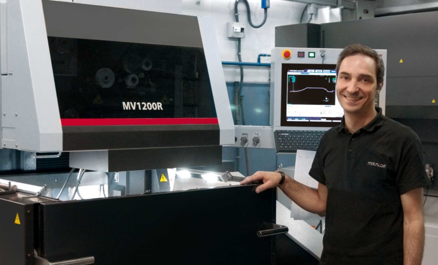 Highly satisfied with the current technology, Xavier Montaner values the greater flexibility and optimised precision of the MV1200R wire EDM machine.