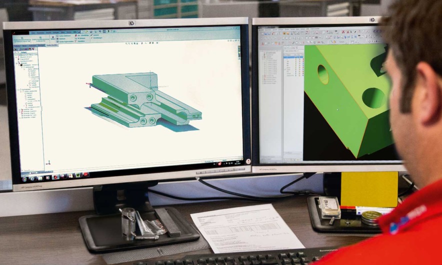 Offset contour geometry programmed in DCAMCUT