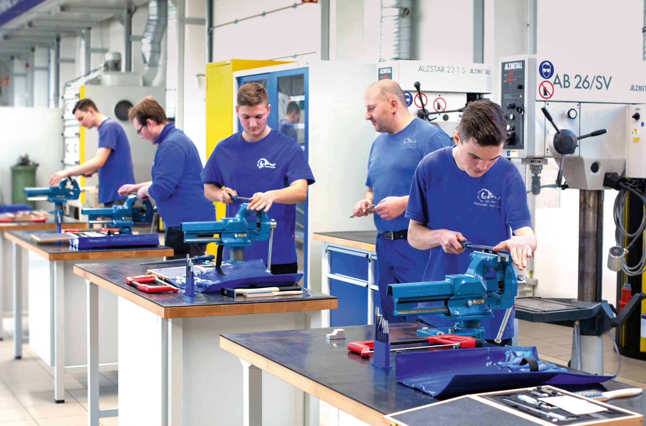 So that it will have sufficient skilled workers in the future, Lehmann trains its own ­apprentices.