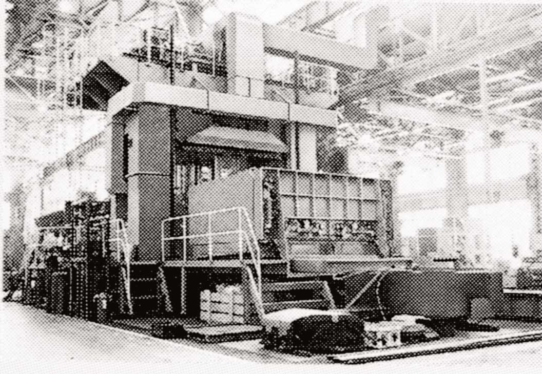 In 1970, Mitsubishi Electric launches a truly gigantic EDM machine.