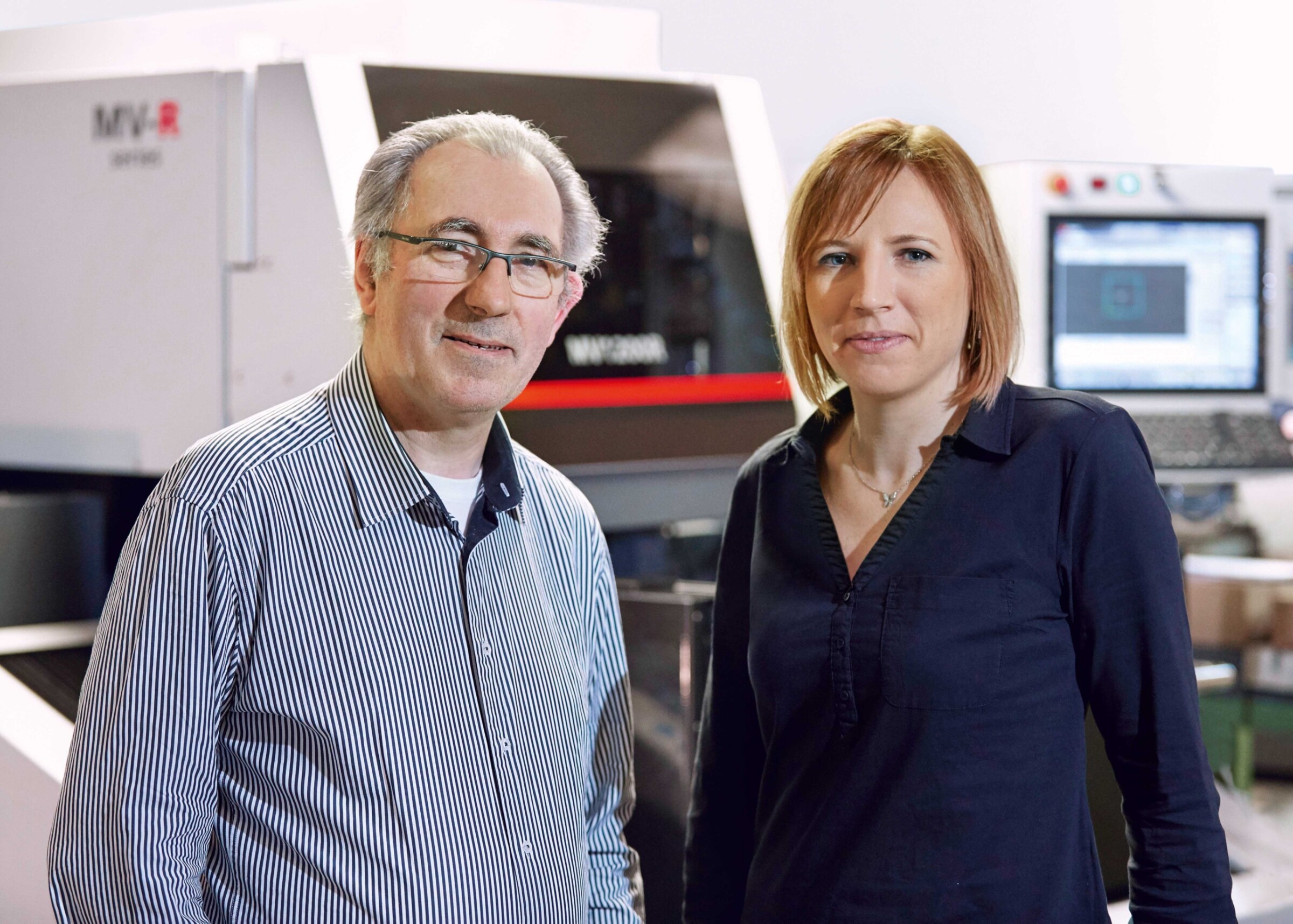 Alexandre Vigneux and his daughter Bérengère are enthusiastic about progressive technology.