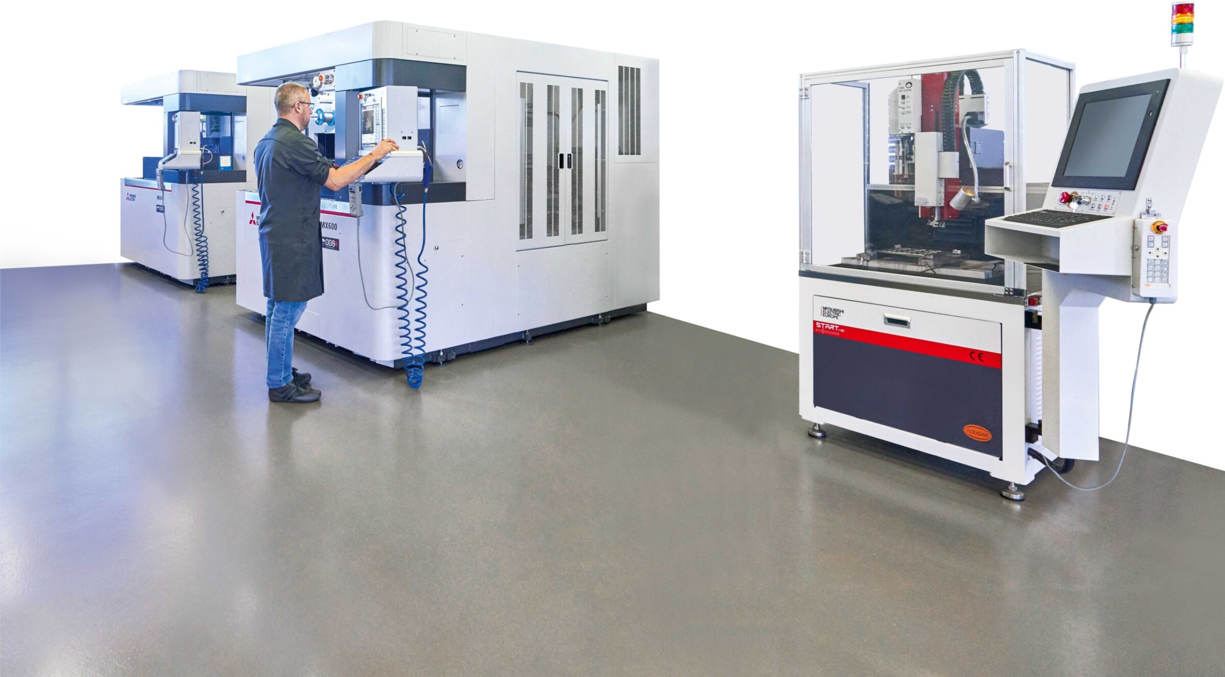 Four Mitsubishi Electric EDM systems can be found in Hublot’s production shop.