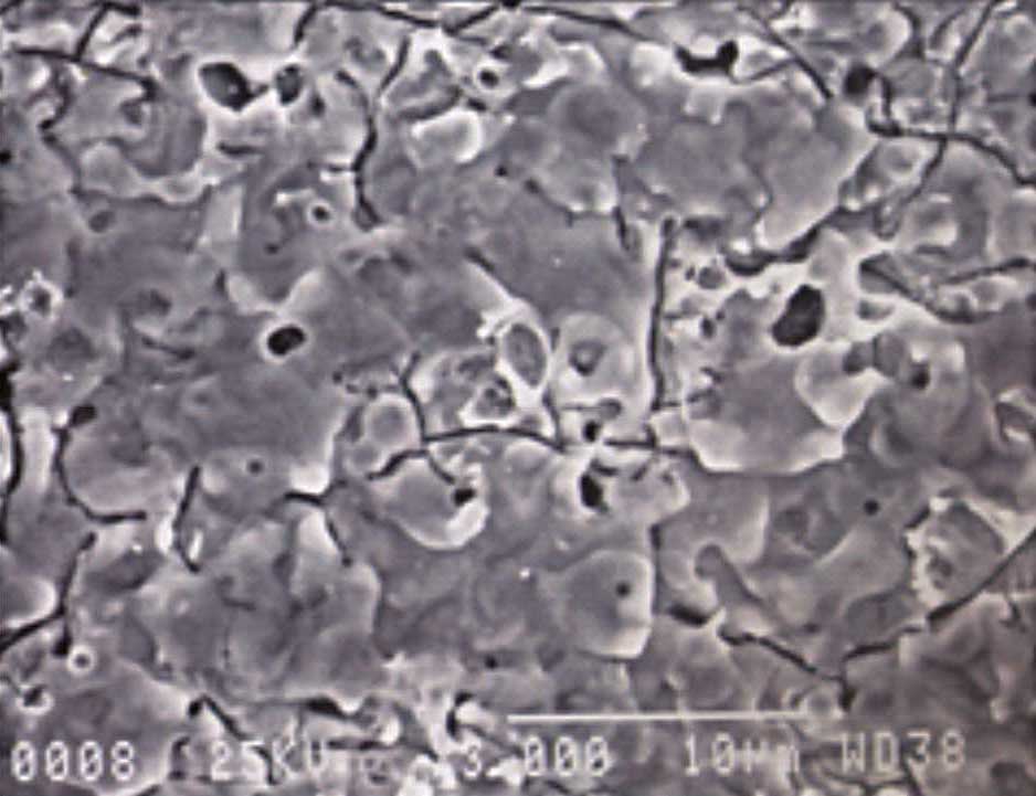 Eroded with the SG-R: full material removal with minimal ­microcracking