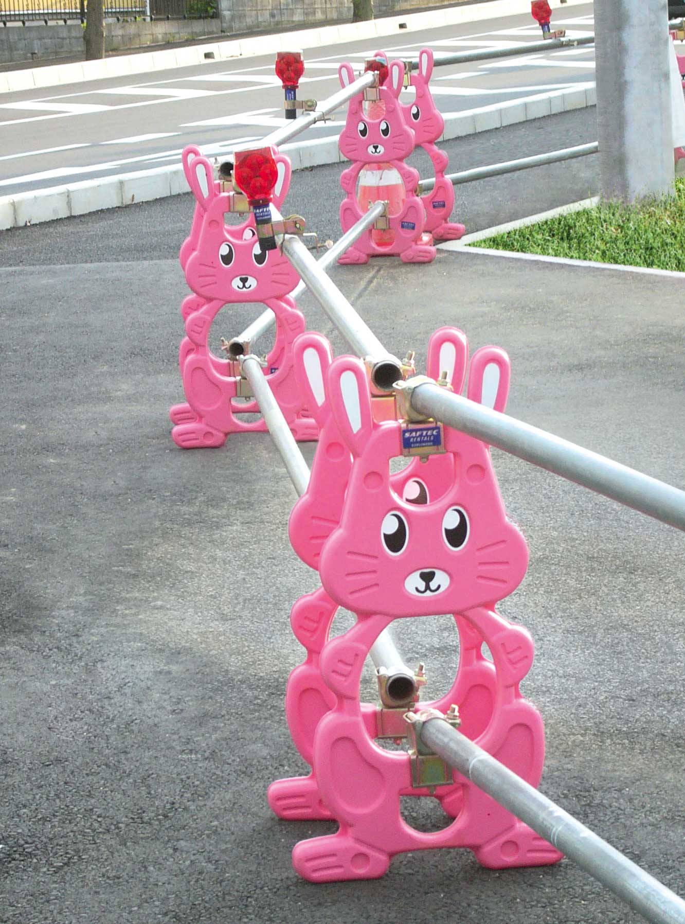 Even barriers can look “cute”.