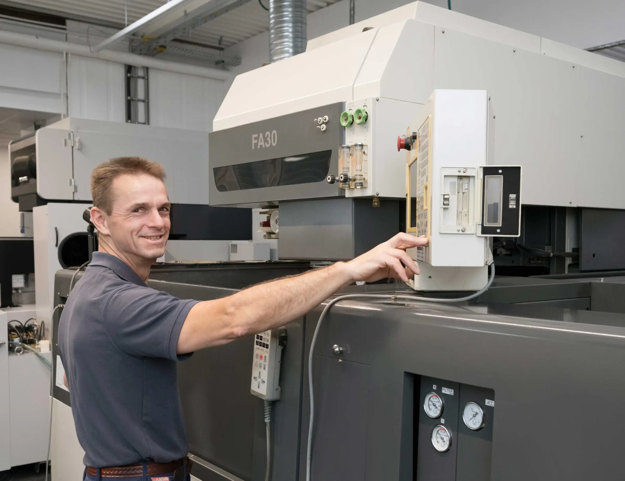 Made-to-measure perforated metal - Mitsubishi Electric EDM