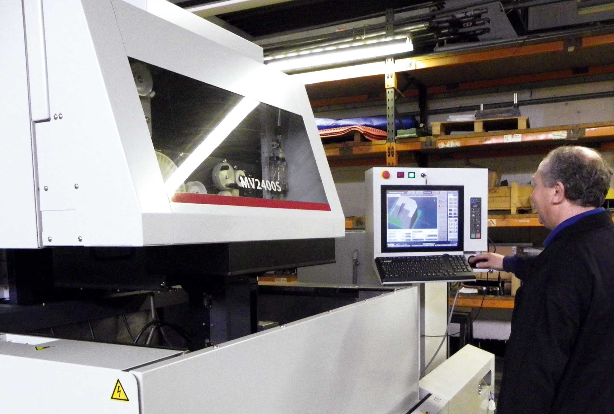 John Nicol benefits from the new and easy-to-operate Advance Plus CNC.