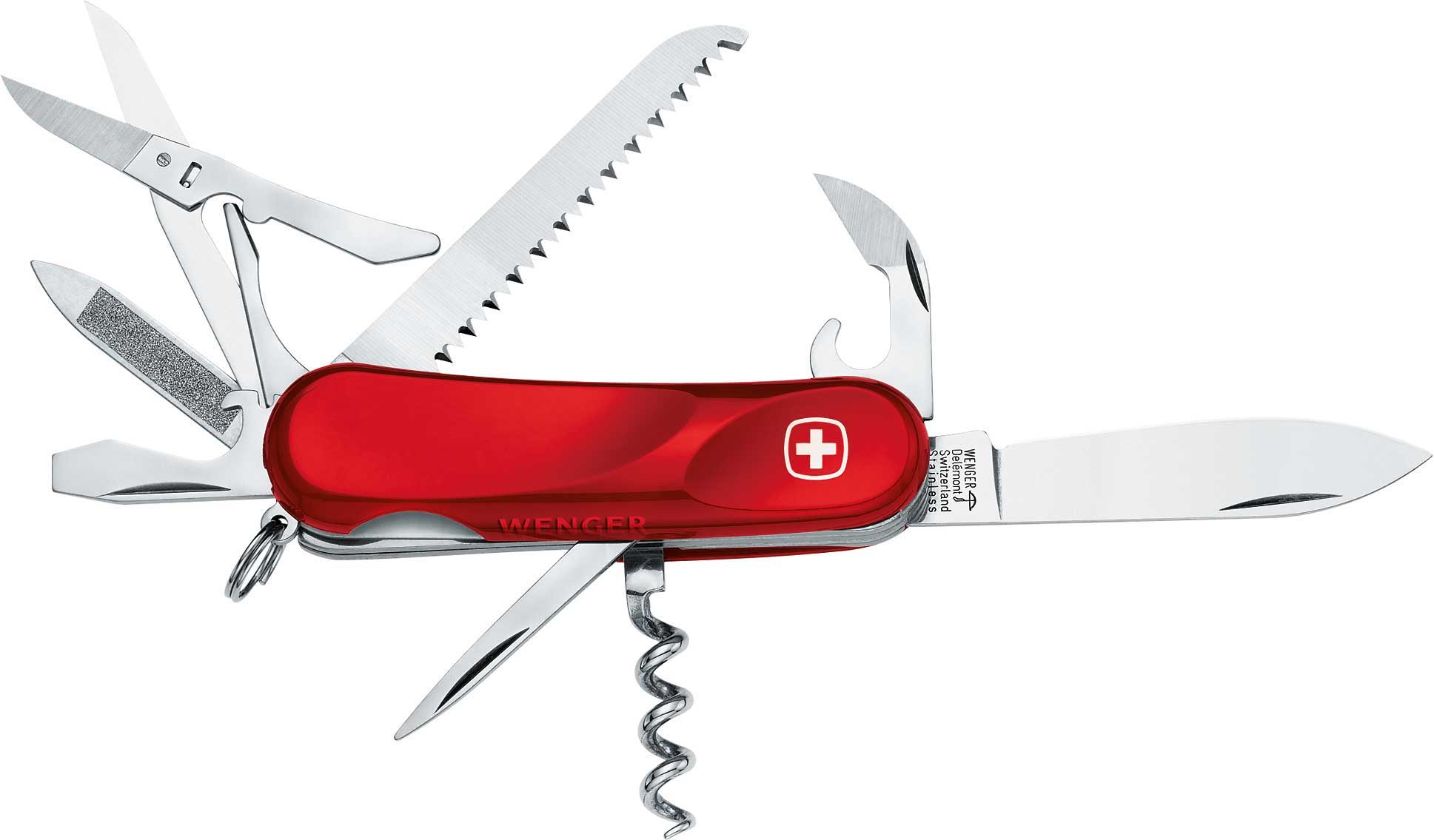 An internationally renowned product: The famous Swiss Army Knife from Wenger.