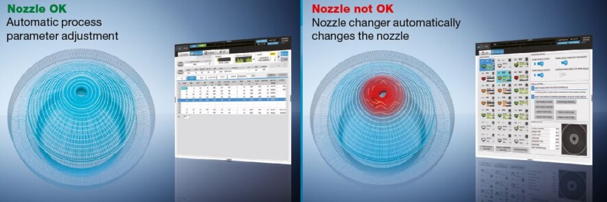 AI nozzle monitor – intelligent support