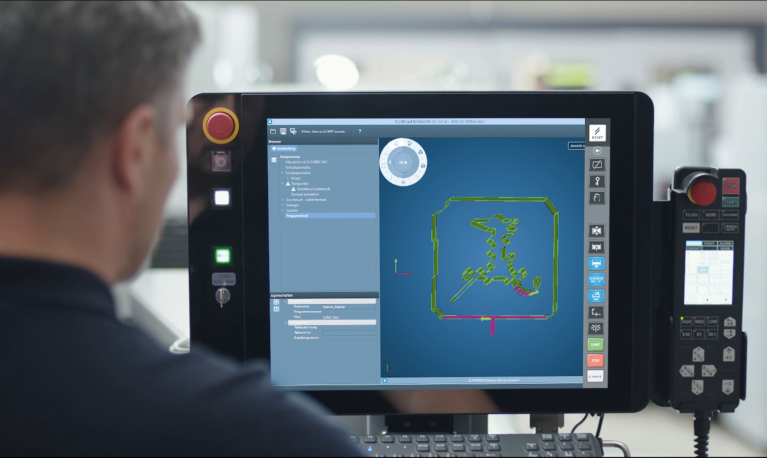 XEDM on the machine control - Standard scope of delivery